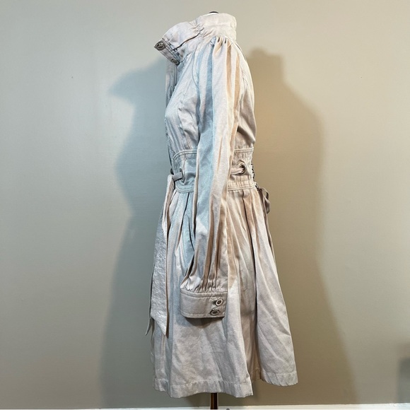 Double Zero Trench Coat With Corset Back Size M - Picture 2 of 10